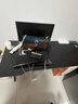 甄严选电脑桌台式电竞桌椅套装组合桌子办公家用桌学习桌书房书桌写字桌 【黑架+黑碳纤纹面】单桌120*60 实拍图