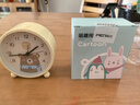码仕 闹钟卡通儿童创意小闹钟可爱夜光学生床头钟懒人电子钟 黄色小熊开学季 实拍图