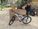 喜德盛（xds）山地自行车黑客350/旭日310 X6铝合金车架21速变速机械碟刹 黑客350白灰15.5寸（26款） 实拍图