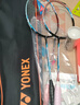 YONEX/尤尼克斯 弓剑系列 ARCSABER LIGHT 5i 全碳素 羽毛球对拍套装yy 红/蓝色 5UG5 新色 (成品拍) 实拍图