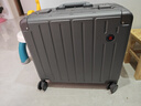 京东京造无界铝框18英寸行李箱男女 旅行箱密码箱登机皮箱 石墨灰 实拍图