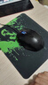 【京东物流】加厚耐磨鼠标垫布面橡胶防滑办公游戏电竞笔记本电脑办公桌垫子游戏垫 200*240*2mm 无锁边 绿龙款 实拍图