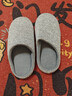 FOOTOPPO棉拖鞋男秋冬日式无声拖鞋不伤地板家居鞋布拖鞋秋居家棉拖女冬天 实拍图