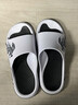 回力运动拖鞋男浴室内户外不易滑厚底凉拖鞋HL39391白黑色43-44码 实拍图