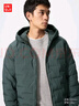 优衣库莫雷加德同款男装女装PUFFTECH空气棉服连帽外套夹克478268 478268/59墨绿色 2XL 实拍图