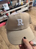 【热巴同款】加大棒球帽帽子男女大头围显脸小春夏字母百搭棒球帽 刺绣款-卡其 实拍图