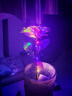 七彩炫光玫瑰花星空彩金浪漫情人节送老婆女友闺蜜生日礼物金箔1 金箔玫瑰-彩金玫瑰花-1枝装（盒装） 【送它一朵永不凋零的爱意玫瑰】 实拍图