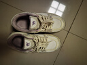 骆驼（CAMEL）漫游复古慢跑鞋女加绒运动鞋子 K23S09L7014A 米白/香芋紫 37 实拍图