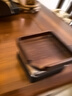 凡越竹制普洱茶盒储茶柜功夫茶具茶刀分茶盘收纳开茶饼盒茶道零配件 碳竹单层茶盒（无茶刀） 实拍图