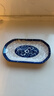 青花瓷8英寸斗碗家用颜值陶瓷餐具面碗汤碗瓷碗微波炉大碗鱼盘 1只30厘米青花瓷鱼盘 实拍图