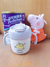 taoqibaby儿童重力球牛奶杯吸管杯喝奶杯带刻度可加热宝宝不锈钢水杯学饮杯 实拍图
