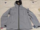 京东京造春秋穿山甲300冲锋衣男女单冲户外防水夹克硬壳外套 岩板蓝 M 实拍图