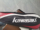 川崎（KAWASAKI）羽毛球拍轻量化碳素中杆对拍KD-1蓝红（已穿线+6球+手胶+拍包） 实拍图