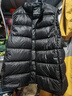 京东京造【零压系列】轻薄羽绒服男外套冬季 防钻绒马甲背心男 曜石黑XXL 实拍图