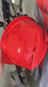伟光 ABS安全帽  V型新国标透气款 防砸耐穿刺 Y型下颏带工地建筑头盔 红色旋钮式【京东自营】 实拍图