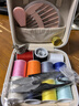 欣沁家用高档针线盒便携针线包学生轻奢手缝针线缝纫工具17件套 白色 实拍图