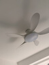 TCL全光谱护眼风扇灯客厅吊扇灯餐厅灯风扇一体电风扇吊灯 吸顶白色-46寸五叶-变频-遥控 实拍图