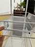溢彩年华厨房置物架落地货架储物架免工具移动书架浴室收纳架1058白色五层 实拍图