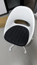 宜家（IKEA）LOBERGET洛贝里特马尔夏转椅家用靠背椅办公椅书桌椅 白色转椅+深灰椅垫 实拍图