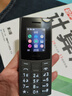 NOKIA新105 4G 全网通移动联通电信 老人老年按键直板学生儿童备用戒网手机 双卡双待  黑色 实拍图