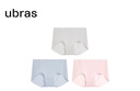 ubras【店铺推荐】无尺码女士内裤抗菌裆无痕内裤女高弹升级包臀多条装 涟漪蓝色+椰青灰色+冷桃粉色 均码 90-130斤 实拍图