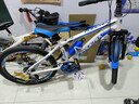 凤凰（Phoenix）儿童自行车山地车男女学生脚踏车6-15岁童车 霸道 白蓝色 22寸 实拍图