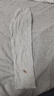 贝瑞加（Babyprints）儿童打底裤女童夏季安全裤棉质薄款外穿裤子柔软七分休闲裤 灰130 实拍图