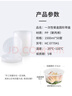 美丽雅 一次性饭盒圆形1500ml*50套打包碗加厚餐盒带盖可微波大容量 实拍图