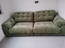 全友家居现代简约云浪沙发客厅可拆洗布艺沙发小户型2025新款直排沙发 【常规款 | 防水雪尼尔】苔藓绿 | 2.4m 母婴可接触面料+全拆洗+白鹅毛+加大坐深 实拍图