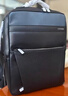 新秀丽（Samsonite）男士双肩包14英寸大容量商务背包牛皮电脑包生日礼物 TM0 实拍图