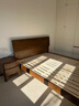 全友家居 胡桃木色实木床多功能现代简约主卧室双人大床1.5x2米家具 实拍图
