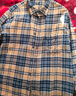 优衣库男女装法兰绒格子衬衫长袖衬衣薄外套481225 480770 481225/30浅米色 M 实拍图