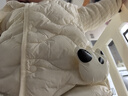 巴拉巴拉童装宝宝马甲外穿冬装婴儿衣服背心羽绒服轻薄萌男童女童儿童 奶白10530-白鸭绒 90 实拍图