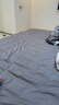 水星家纺四件套床上纯棉100%a类全棉透气被套床笠双人加大1.8米×2米床灰 实拍图