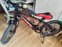 凤凰（Phoenix）儿童自行车山地车男女学生脚踏车6-15岁童车 霸道 黑红色 20寸 实拍图