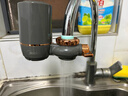 美的（Midea）净水器水龙头过滤器家用自来水滤水器直饮前置过滤器厨房卫生间通用除水垢除余氯双出水可清洗滤芯 一机三芯【两年免换滤芯】 实拍图