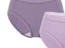 全棉时代女士内裤纯棉性感内裤女蕾丝三角裤 深绛紫+风铃紫+轻粉紫 175 实拍图