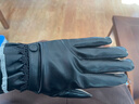恒源祥皮手套女冬季加绒保暖触屏开车骑车户外骑行女士商务休闲 实拍图