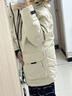 京东京造【进口极寒95鹅绒服】羽绒服男外套女冬季新款中长款 燕麦卡 M 实拍图