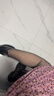 茉寻【Angelababy同款】双层黑丝袜光腿神器秋冬女加绒黑透肤打底袜裤 实拍图