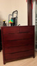 至豪全实木斗柜卧室现代简约五斗橱客厅家用新中式储物收纳六斗柜爆款 六斗[红棕色]正100*侧45*高106cm[整装发货-免安装] 实拍图