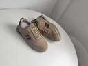 回力瑞【厂牌】鞋子男款真软皮男士工地上班耐磨防滑防水休闲板鞋 921卡其 42 实拍图