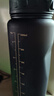 NEWB运动水杯男大容量夏季Tritan塑料茶杯子男女士学生户外健身饮用壶 【更快到】升级黑色1000ml 实拍图