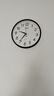 康巴丝（Compas）挂钟客厅 简约静音客厅石英钟表挂墙时钟 c2866 黑色 30.5cm直径 实拍图