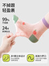 俞兆林5双儿童袜子春夏季薄女童纯色棉袜中筒网眼中大童宝宝女孩公主袜 实拍图
