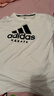 阿迪达斯男装夏季透气舒适休闲运动宽松半袖上衣短袖ADICTK-WB 2XL  白黑  实拍图