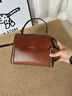 金狐狸（FOXER）头层牛皮女士包包女包大容量单肩斜挎包手提包轻奢女友生日礼物 实拍图