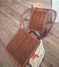 新款夏季清凉竹片汽车坐垫三件套透气单张屁股垫竹子麻将凉垫防滑 经典棕【方垫+腰靠】 通用 实拍图