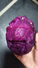 【特惠蔬菜】新鲜紫甘蓝卷心菜紫色包菜红椰菜紫球生菜即食沙拉菜 试吃【1斤】新鲜农家菜 新鲜发出 人工精选 实拍图
