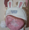 暄琰斜挎包女小巧可爱兔子儿童包包开学七夕少女双肩包小女孩女童背包 少女单肩包【粉色】 实拍图